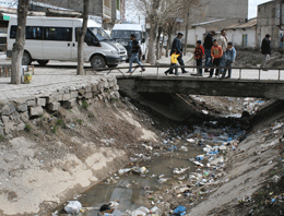 Sulama kanalı çöp yuvasına döndü!