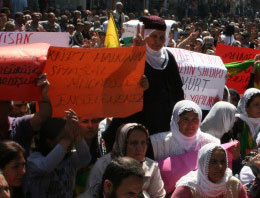 Eskişehir'de BDP'lilerden protesto
